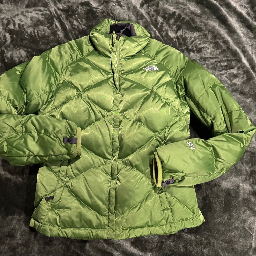 The North Face Vibrant Green Quilted Jacket